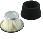 Filtro d'aria per motori - Migliorata durata - Filtro di pre-filtro - Adatto per motori 5Pk - Installazione semplice - Diametro superiore 65mm