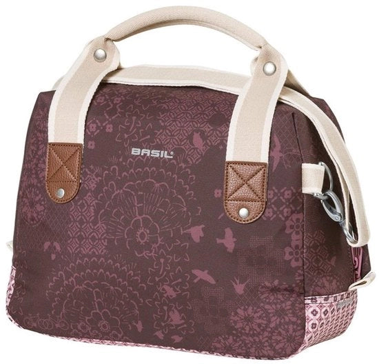 Borsa Boheme City con cerniera, 8 litri, verde oliva + patches