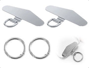 Set di supporti per cavo di rete da 2 pezzi - Pannelli per cavo di rete - Viti per cavo di rete - Materiale in acciaio inossidabile - Progettazione ultraduratura - Duraturo - Cavo di rete