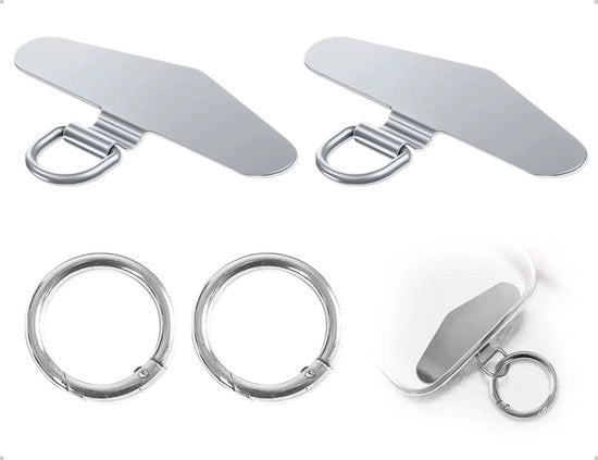 Set di supporti per cavo di rete da 2 pezzi - Pannelli per cavo di rete - Viti per cavo di rete - Materiale in acciaio inossidabile - Progettazione ultraduratura - Duraturo - Cavo di rete