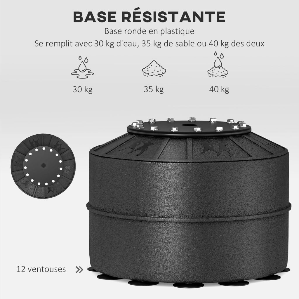 Sacco da boxe su supporto con palla a sospensione 3 in 1 ¨C Zephmum ¨C Regolabile in altezza
