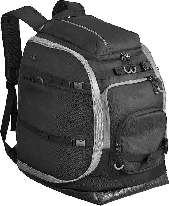 Sacchi da sci 70 L, Borsa da snowboard per uomini e donne, esterno e fondo impermeabile, materiale 1680D oxford resistente, contenitore per sci, snowboard, elmetto, occhiali, guanti e accessori (nero)