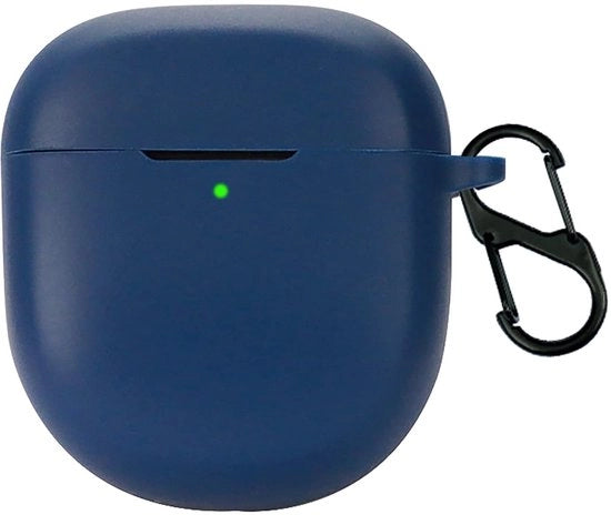 Hoes in Silicone - Protezione Ultraduratura - Blu Marino - Valbestendig - Resistente ai Graffi - Adatto per Bose QuietComfort Ultra Orecchini Auricolari