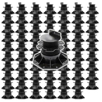 Set 70 supporti per pavimenti galleggianti, altezza regolabile 60-128mm Max 2700 kg, Pavimenti Decking