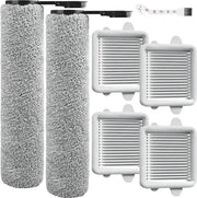 Accessori Premium di Qualità - 2 Rulli a Pennello - 4 Filtro HEPA - Spazzola per Pulizia - Compatibile con Roborock F25 - Lunga Durata - Accessori per Aspirapolvere
