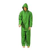 Impermeabile Giacca/Pantalone 100% Pvc Verde Taglia Xl