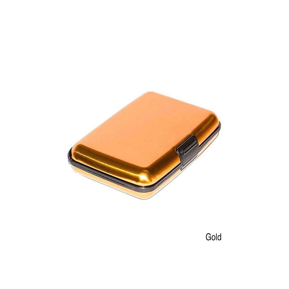 Trade Shop - Batteria Esterna Power Bank 2 In 1 Porta Carte Di Credito Tessera In Alluminio -