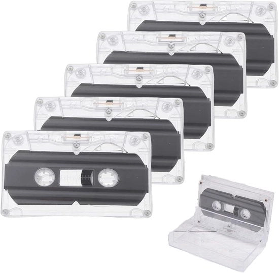 Cassette audio leggera 5 pezzi per registrazioni musicali e presentazioni