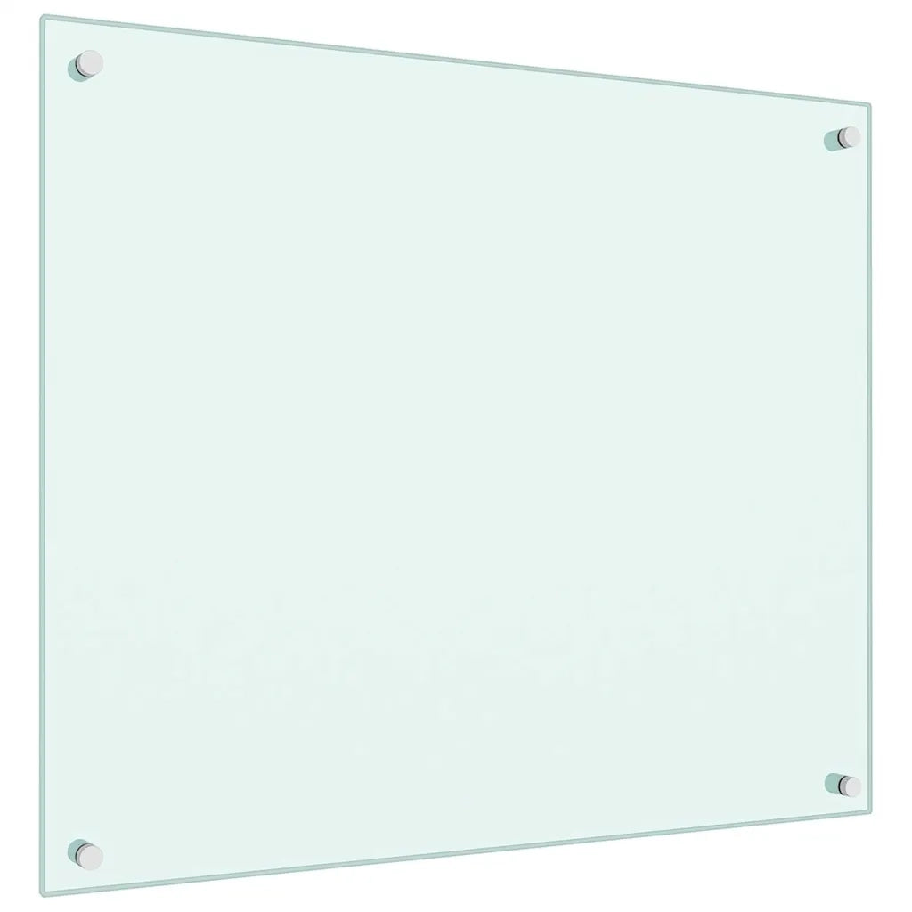 Paraschizzi per Cucina-Protezione parete cucina Bianco 70x60 cm in Vetro Temperato