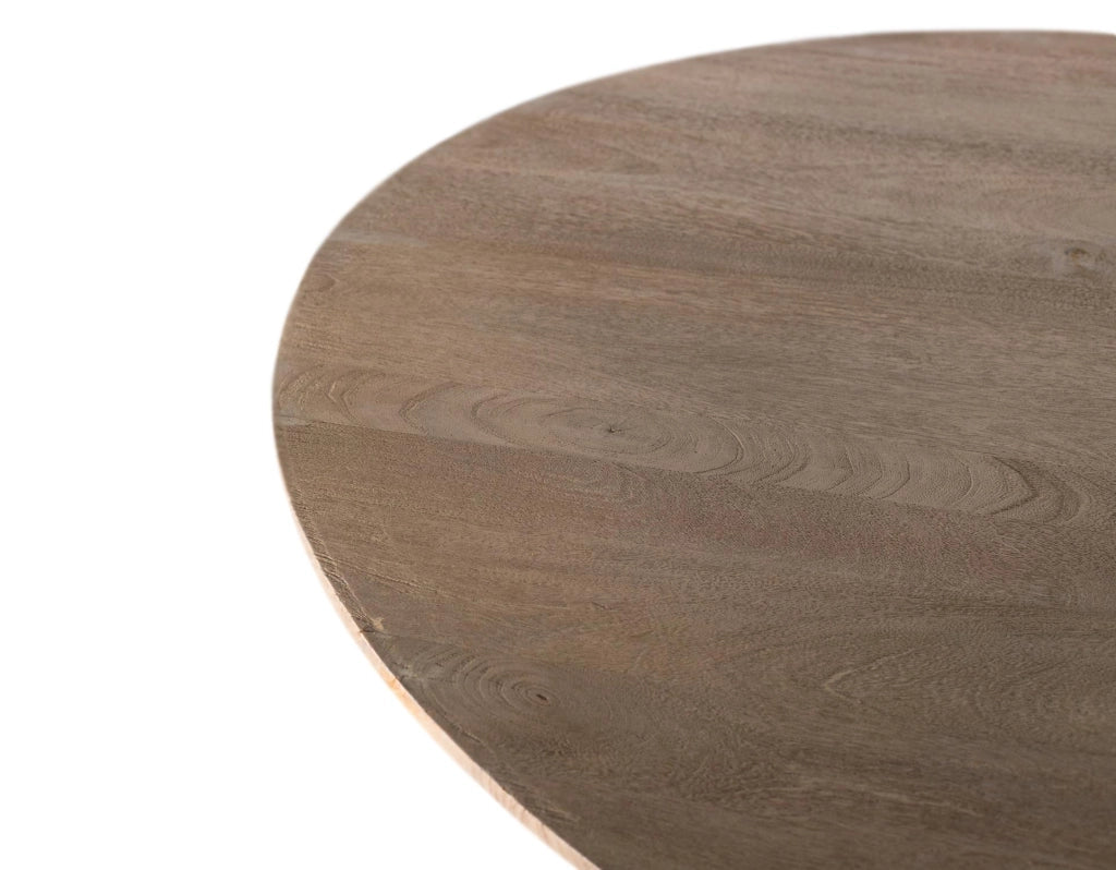 Tavolo da pranzo realizzato artigianalmente in legno di mango 150 cm