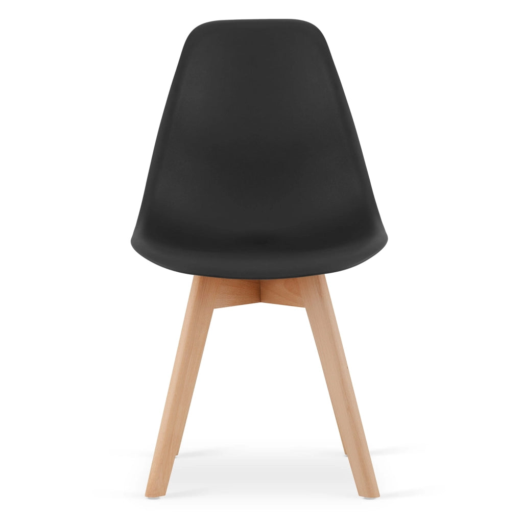 Sedia VALORA KITO - Design ergonomico nero per soggiorno, ufficio x 1