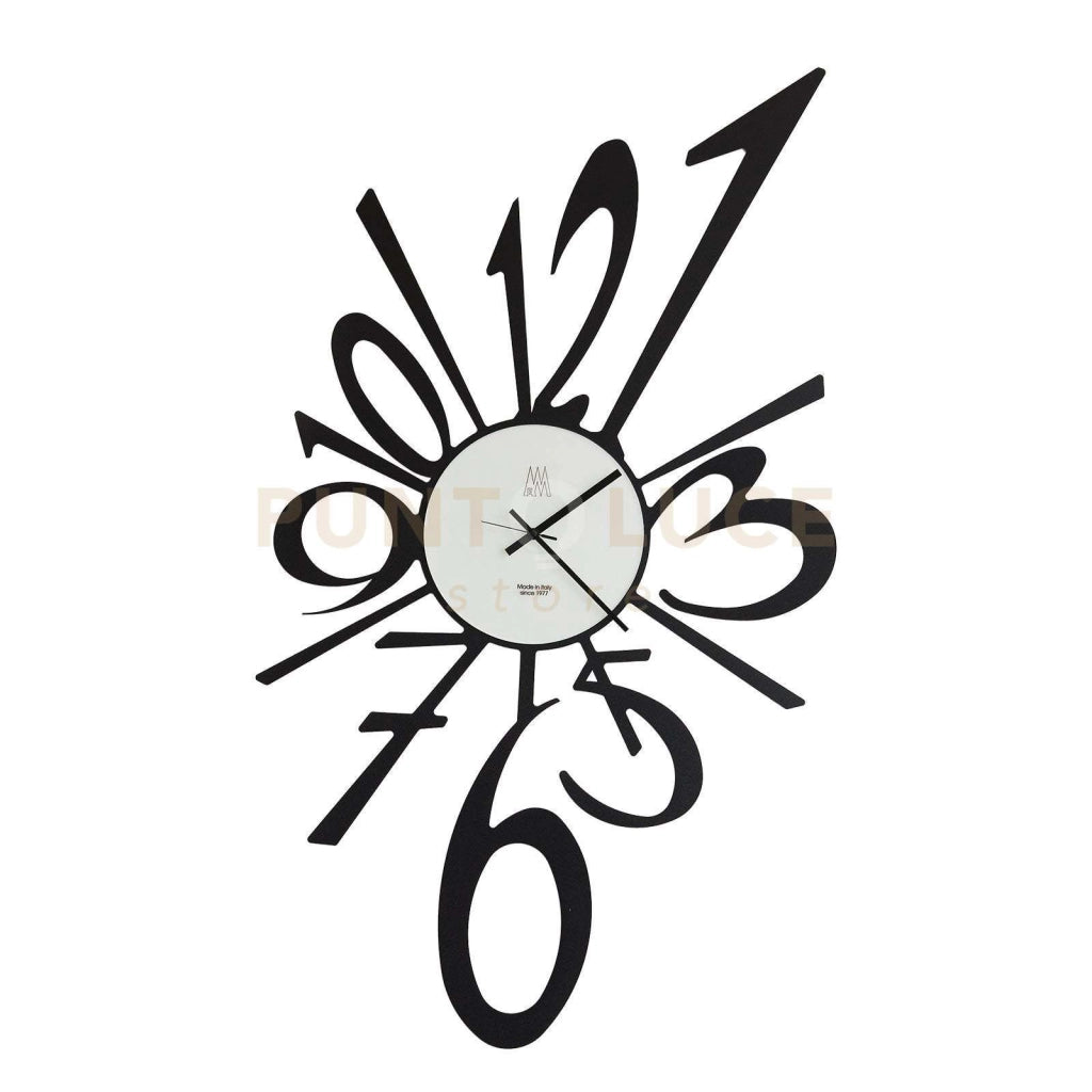 Orologio da parete di design Big Bang grande Nero