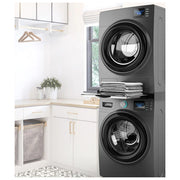 MELICONI Kit Sovrapposizione Torre Noir Universale Lavatrice Asciugatrice Nero Grigio