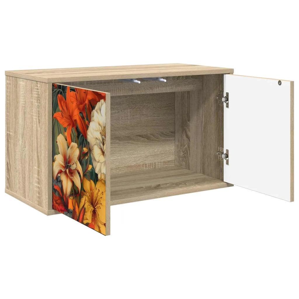 Mobile TV da Parete GENNEP 69 x 33 x 40 cm Rovere Sonoma 8007121