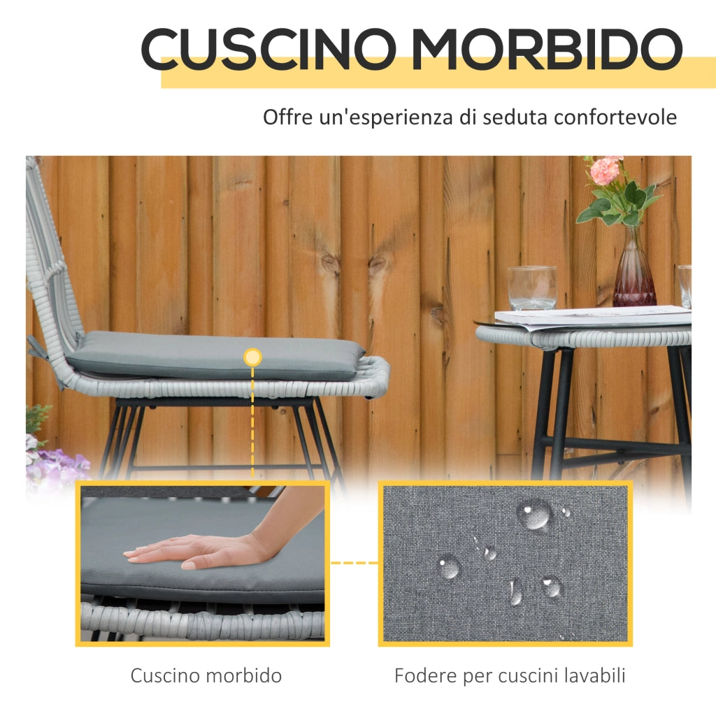 Tavolo da pranzo allungabile con sedie ¨C zephmum ¨C legno massello rovere scuro 90x200