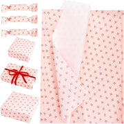 Tissue in rosso - Disegno a strisce - 20 pezzi - Carta per regalo per compleanni e matrimoni - Adatto per confezioni di regalo - Design coquette.