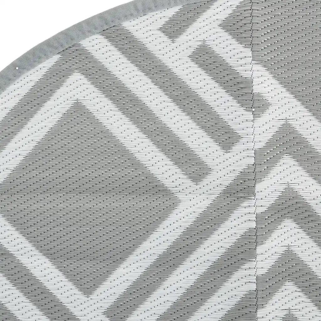 Tappeto da Esterno ARAKIL Grigio ?120 cm in PP CFW8376613