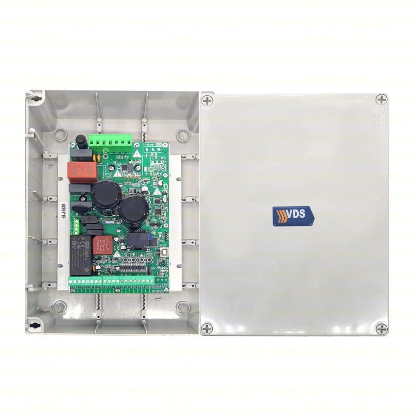 CENTRALE DI COMANDO PER CANCELLO SCORREVOLE INVERTER 230V CON BOX RICAMBIO