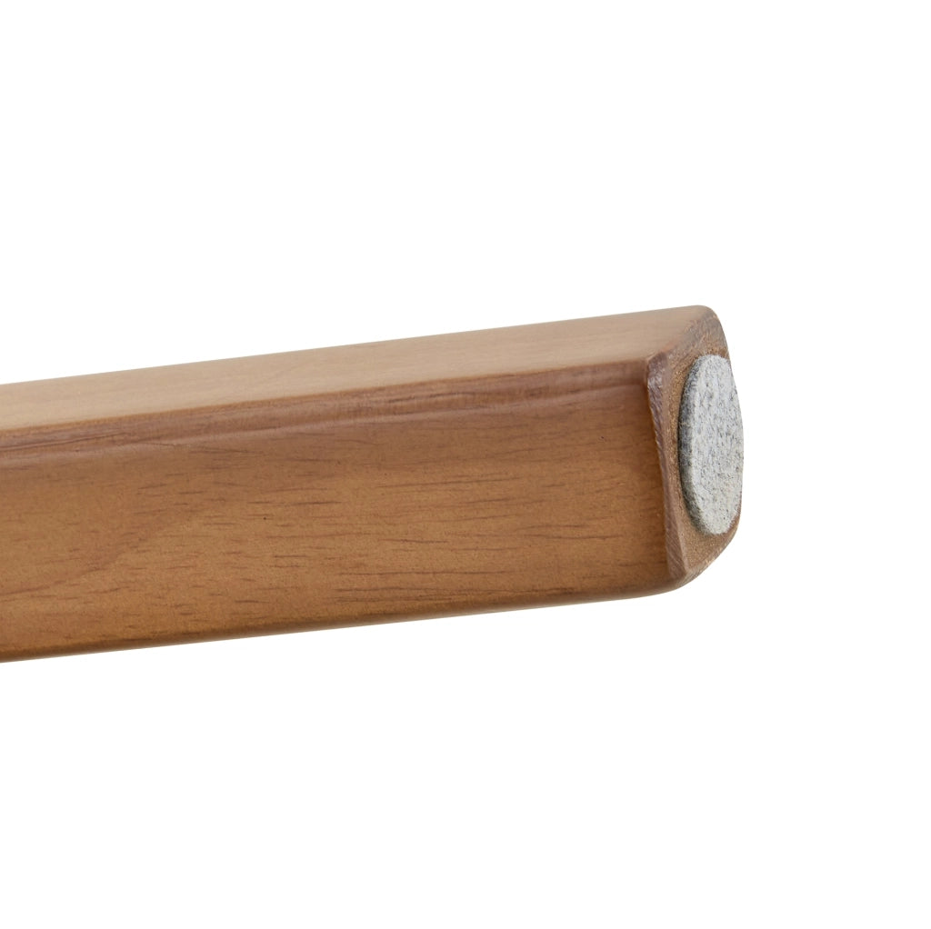 Set di 2 sedie da pranzo con schienale ovale in legno