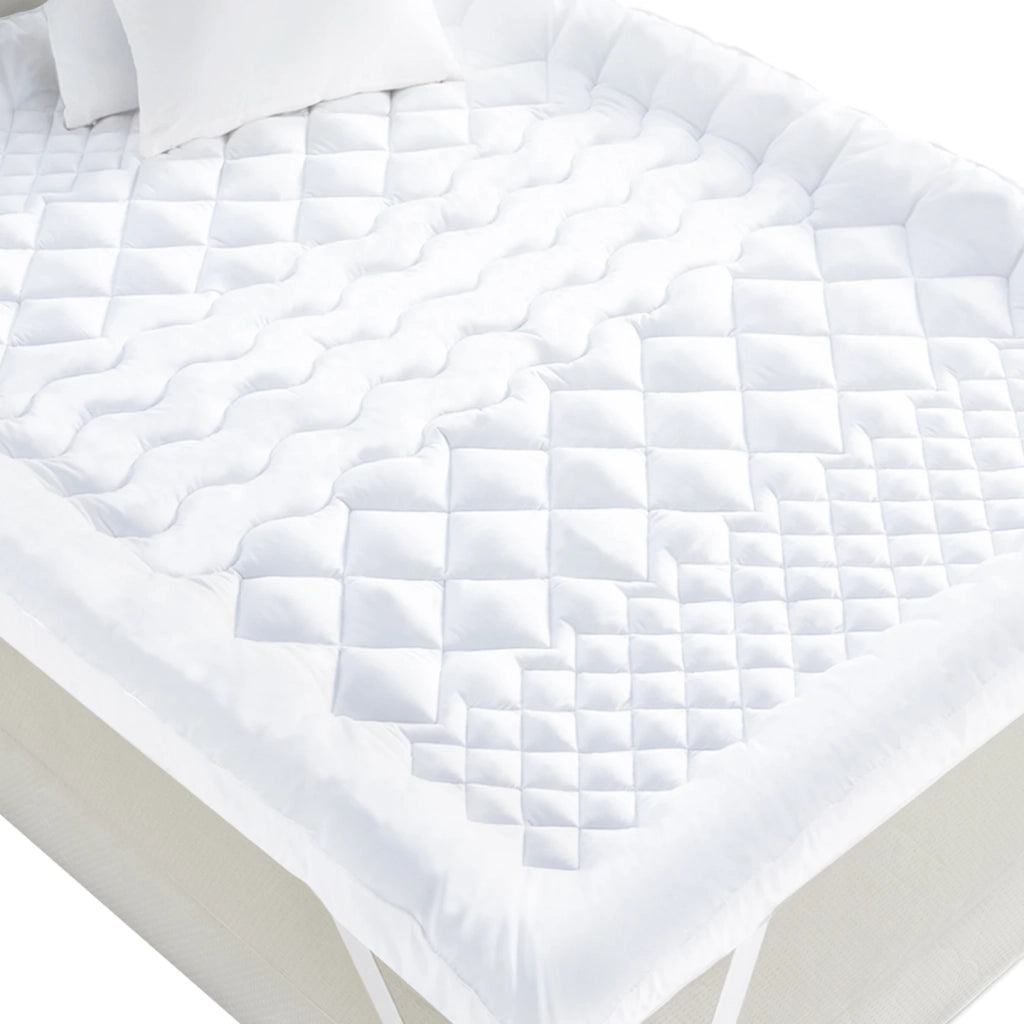 IDMarket - Sovramaterasso 140x190 cm 7 zone comfort spesso e morbido 600gr SACHA