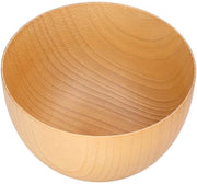 Contenitore per alimenti in legno grande formato - piastra multifunzionale per cucina - diametro 13 cm - legno di Jujube premium - design semplice - vassoio da servizio