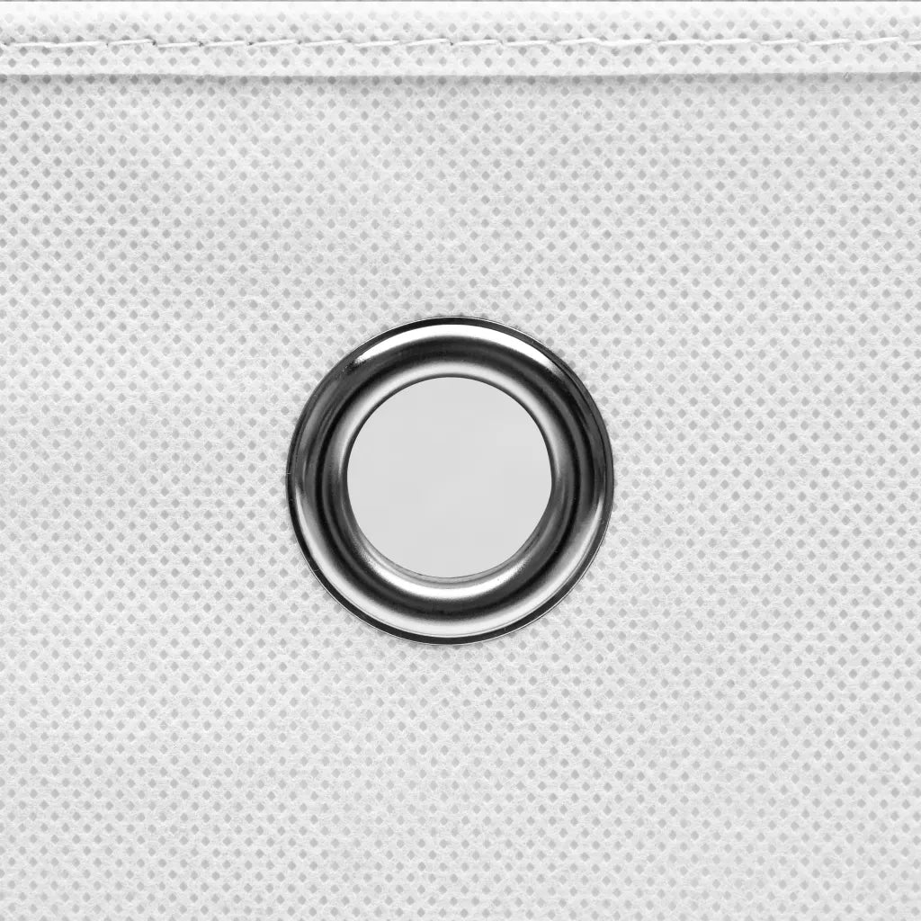 Contenitori con Coperchi 10 pz 28x28x28 cm Bianco CFW6197674