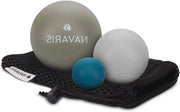 Set di 3 palline per massaggi per trattamento dei punti di attivazione - per schiena, gambe e collo - palline per il rilascio della fascia per auto-massaggio