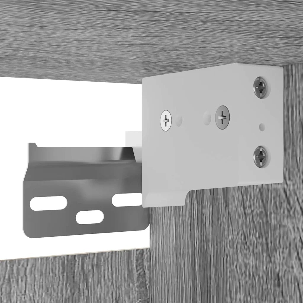Armadietti TV Montati a Parete Grigio Sonoma 30,5x30x30 cm 815138