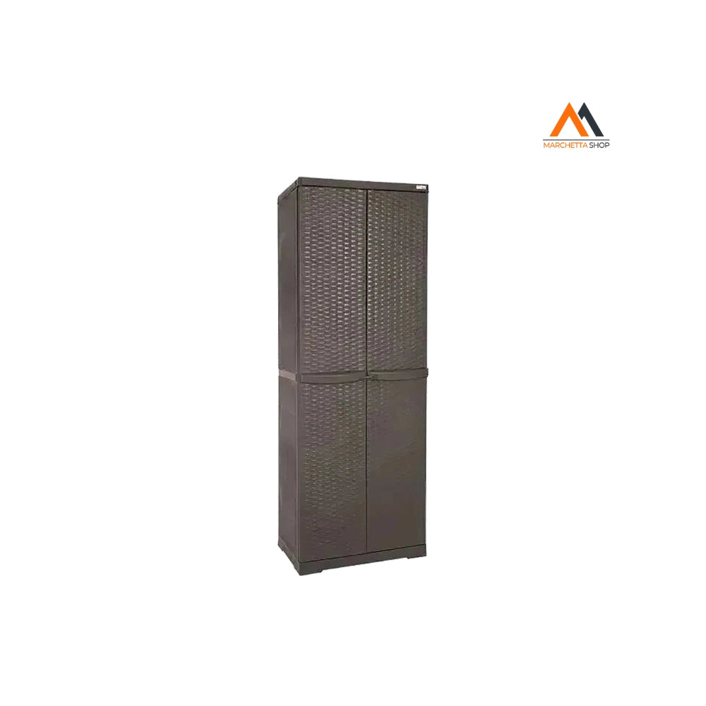 ARMADIO ALTO 'RATTAN WENGE' cm 65x P 45x H 178