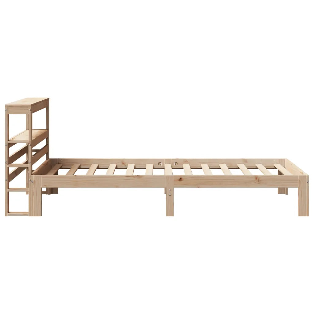 Giroletto con Testiera 75x190 cm in Legno Massello di Pino 3306031