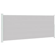 Tenda da Sole | Tenda laterale Retrattile per Patio 200x500 cm Grigia
