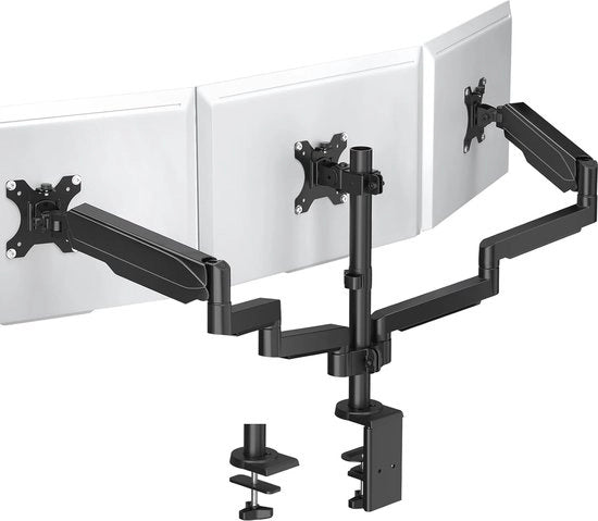 Monitor standaard adattabile per schermi da 13 a 27 pollici - funzione di scrivania ergonomico