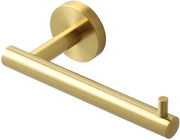 Supporto per carta igienica in acciaio inossidabile, supporto per carta igienica in acciaio inossidabile con design dorato, supporto per carta igienica da parete per cucina e bagno