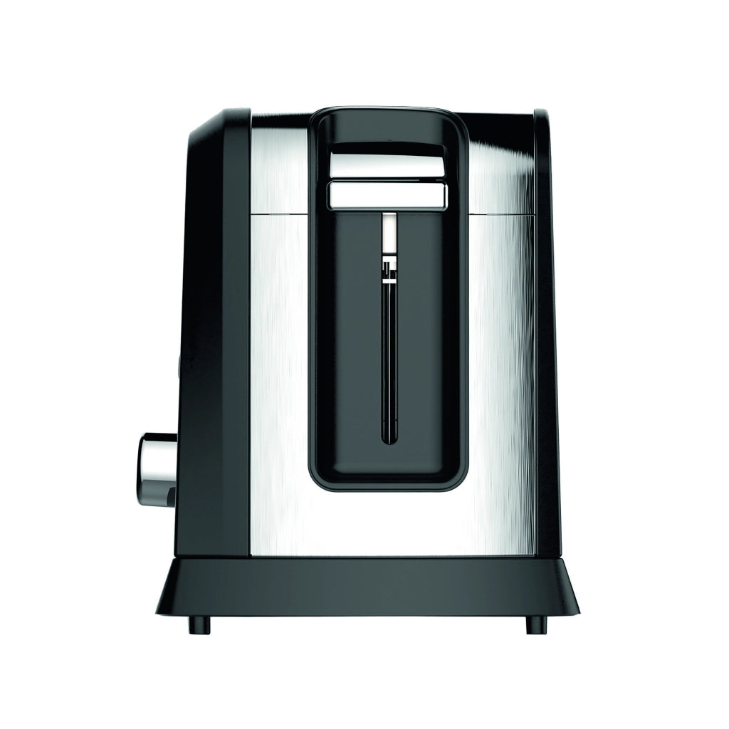 Tostapane fessura lunga con finestra trasparente vetro, controllo 7 livelli tostatura, bandeja briciole estraibile 900W - SOGO