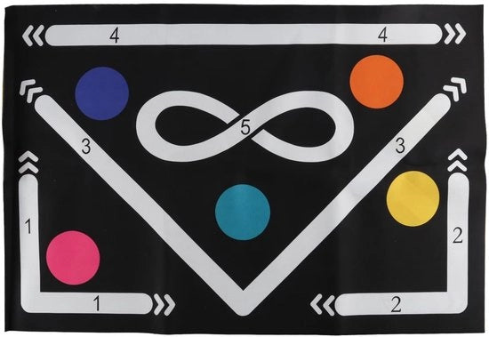 Mat di allenamento per calcio antiscivolo per bambini con assorbimento degli impatti