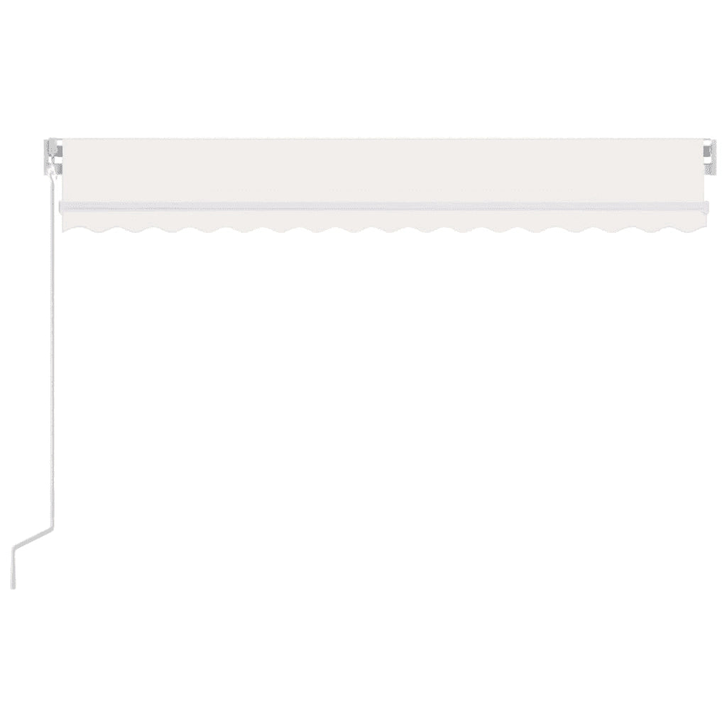 Tenda da Sole Retrattile Manuale 450x300 cm Crema 3068917
