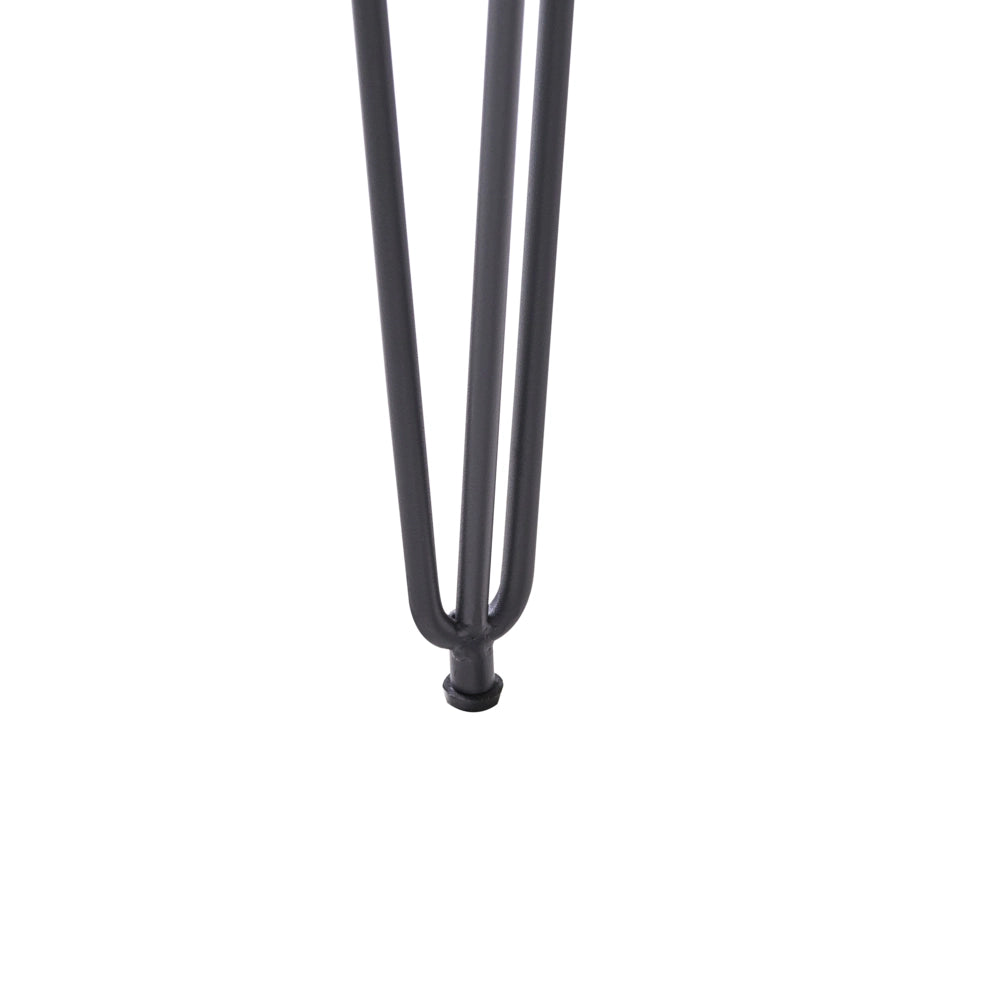 Tavolo da pranzo allungabile Marrone MDF Gambe in metallo 120/160 x 120 cm Meccanismo ad ala di farfalla Ovale