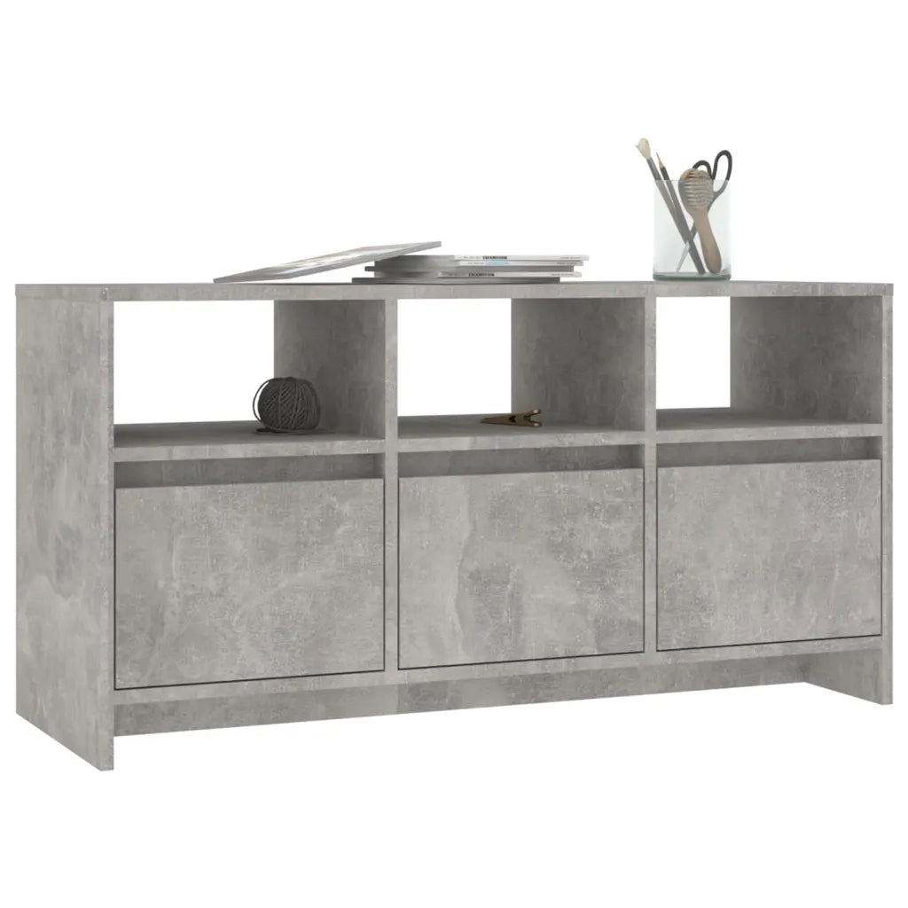 Mobile Porta TV Grigio Cemento 102x37,5x52,5 cm in Truciolato cod mxl 18710