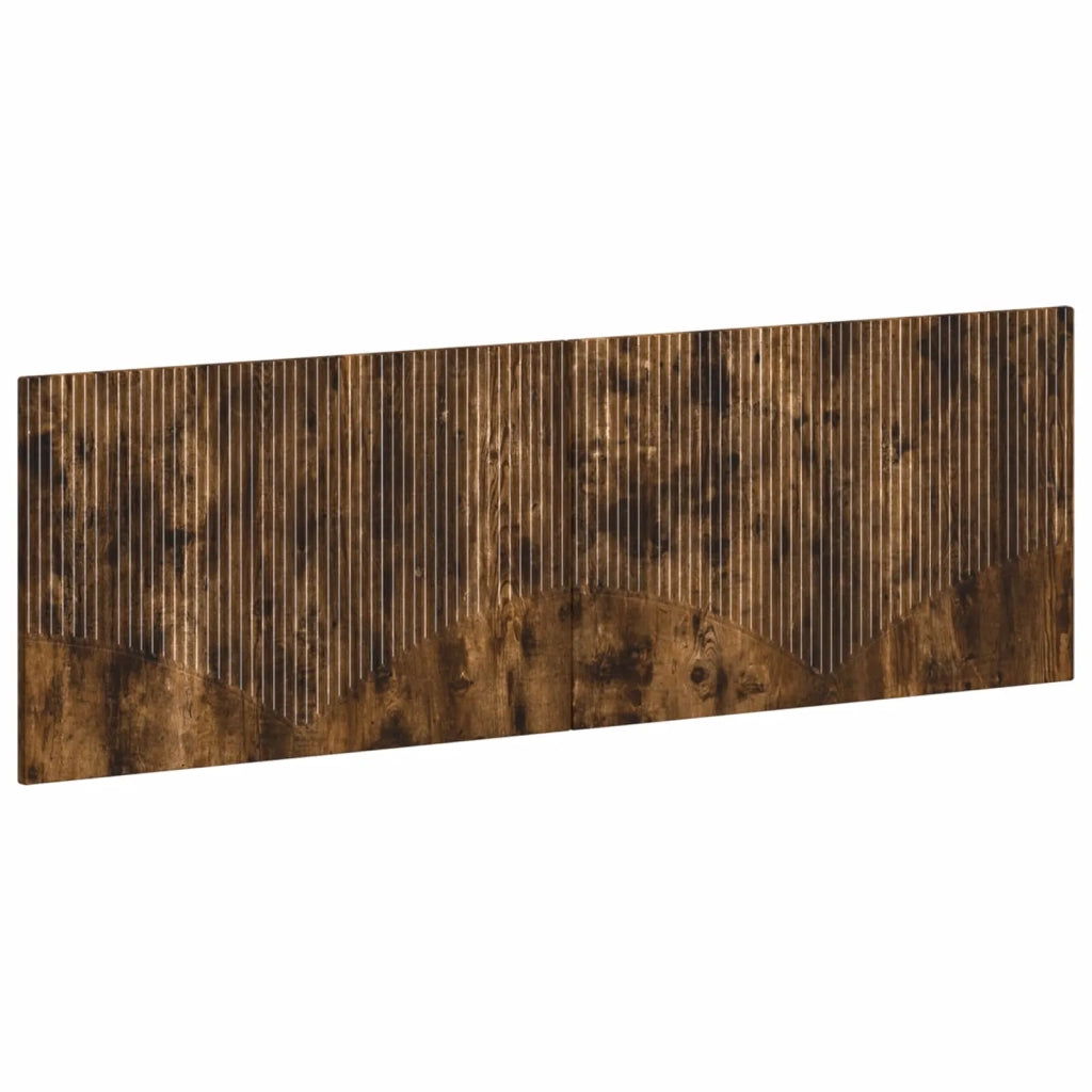 Testiera da Muro HOORN Rovere Fumo Legno ingegnerizzato 897390