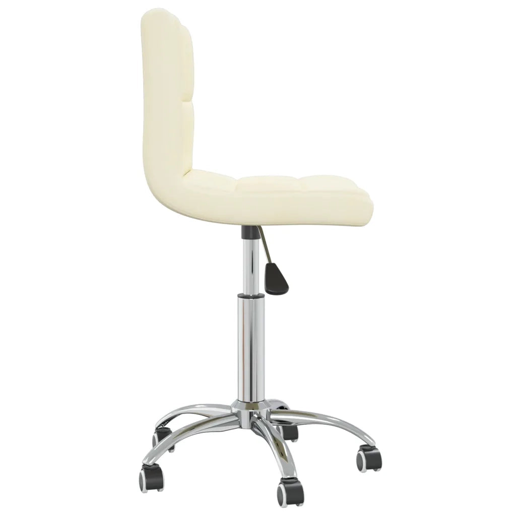 Sedia Girevole da Ufficio Crema in Tessuto cod mxl 16001