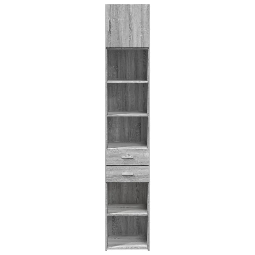 Mobile Sottile Grigio Sonoma 40x42,5x225 cm in Truciolato