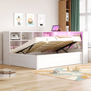 Letto sofa multifunzione legno bianco 90x200 cm