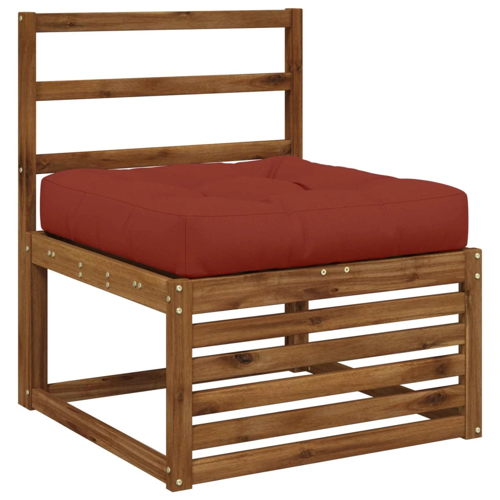 Cuscino per Sedia in Unico Pezzo VIANEN 100% Poliestere Rosso 953502