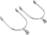 1 Pair di Spurri a Cowboy in Acciaio Inox - Spurri per Cavallo per Decorazione e Addestramento.