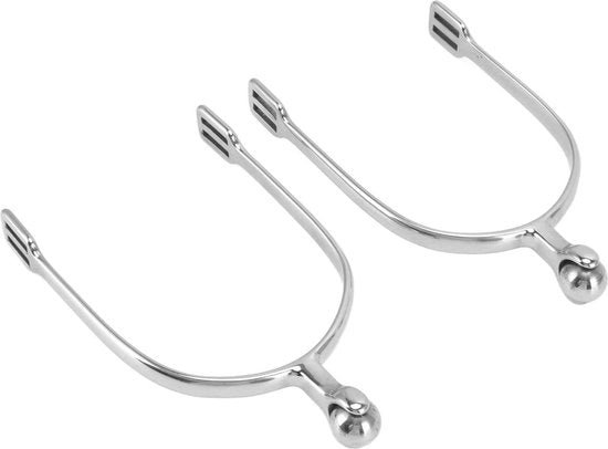 1 Pair di Spurri a Cowboy in Acciaio Inox - Spurri per Cavallo per Decorazione e Addestramento.