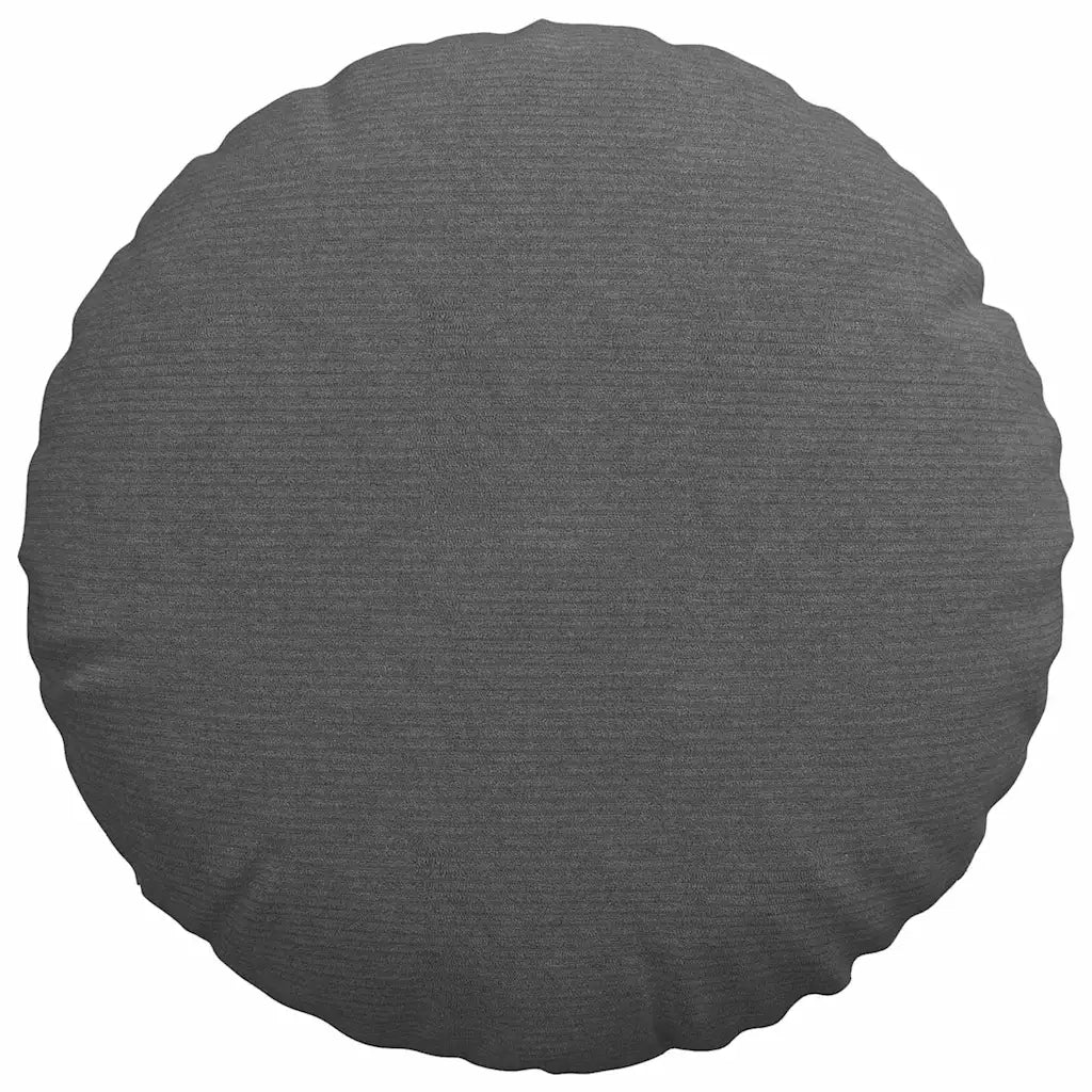 Cuscini per Seduta 2 pcs Grigio scuro Ø50 x 19 cm 42014187