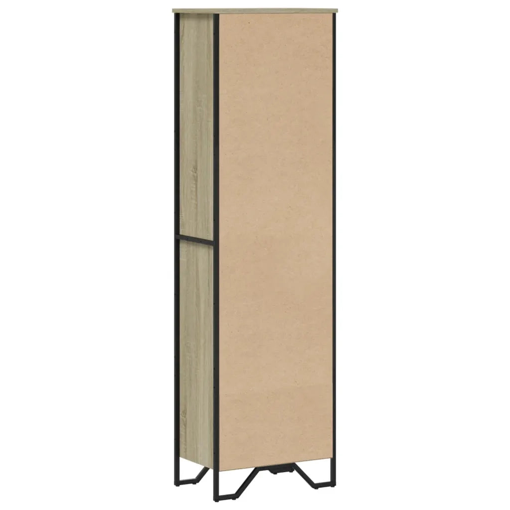 Libreria Rovere Sonoma 50x31x169 cm in Legno Multistrato 848615