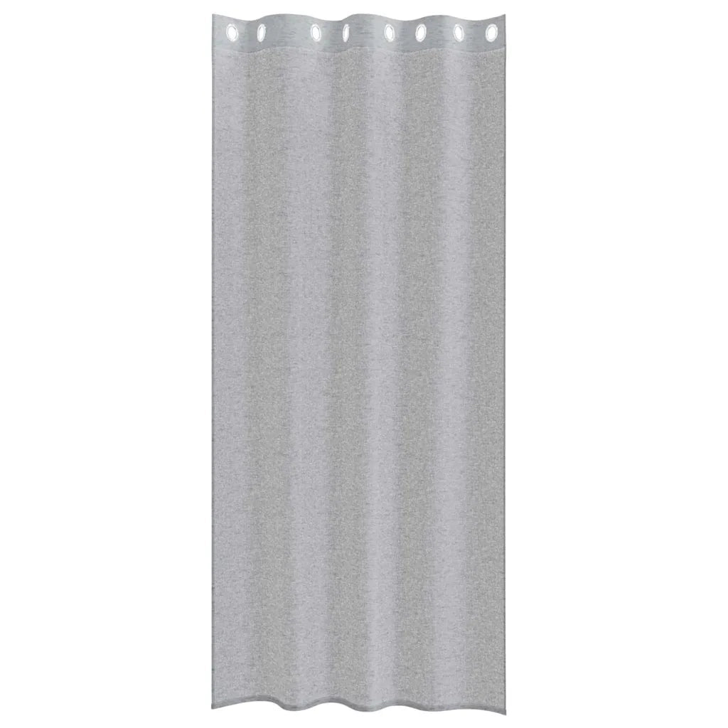 Tenda in Velo 2 pz Grigio scuro 225 x 140 cm Poliestere 4108004