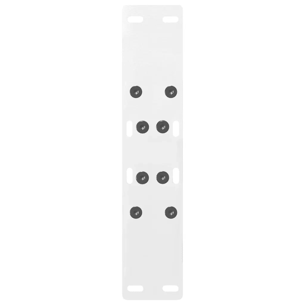 Gambe per Tavolino da Caffè a Forma di A 2 pz Bianche 50x(42-43) cm Acciaio 4012833