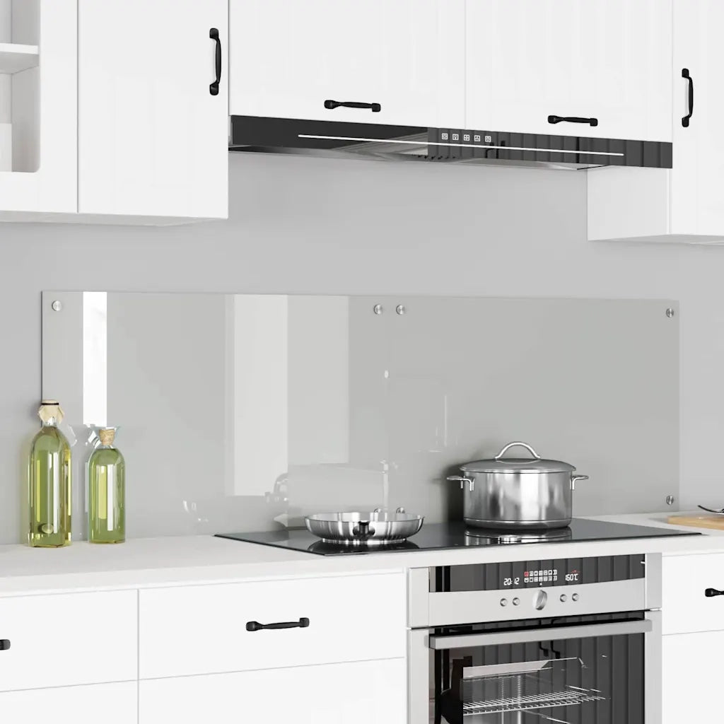 Schienale da cucina 2 pz Trasparente 80 x 50 cm CFW9366621